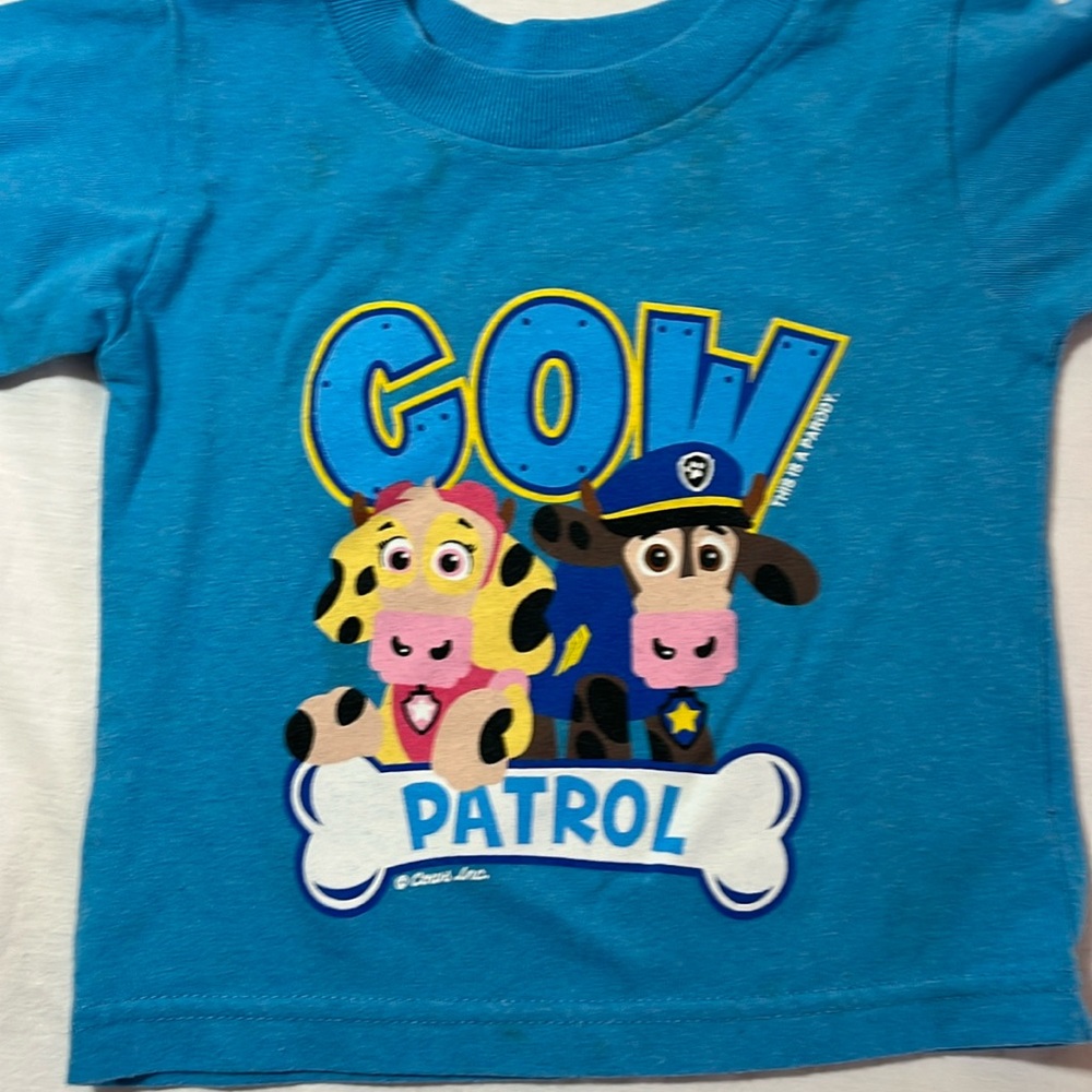 12M Cows Ice Cream “Paw Patrol “ t-shirt